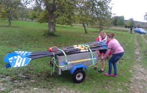 Caro et Béné à la manoeuvre