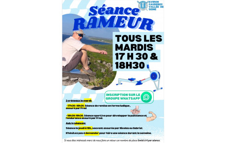 séance rameur 